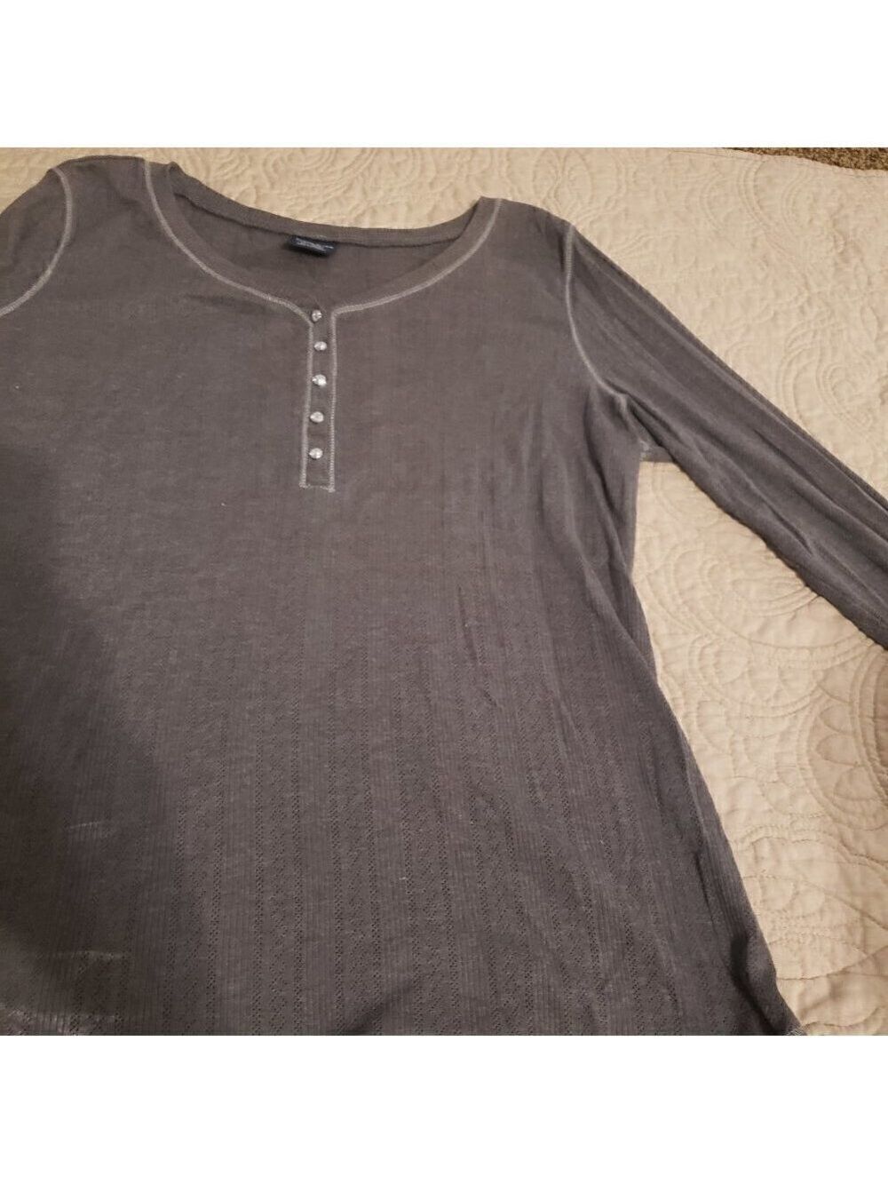 FADED Glory Long Sleeve Henley